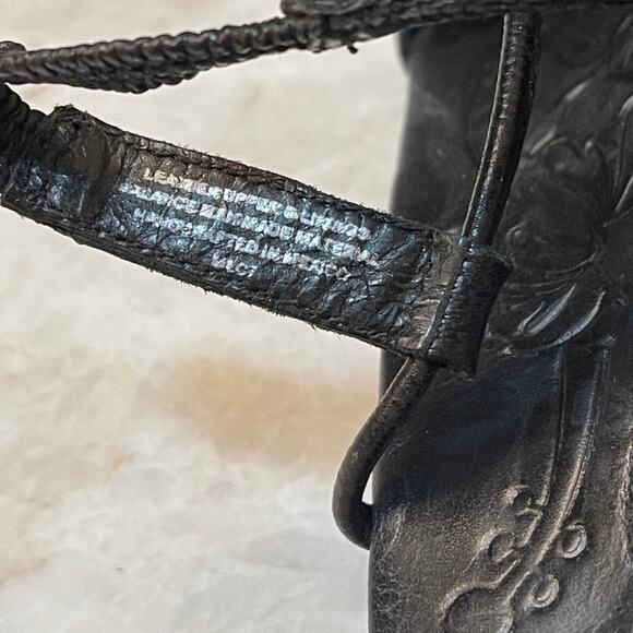Born black leather Sandals Sz 10 - Picture 7 of 8